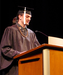 Micaiah Faraj, Commencement 2016