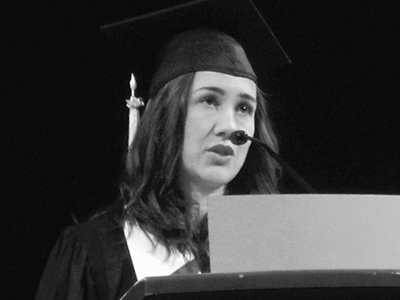 Sophie Heywood, Commencement 2016